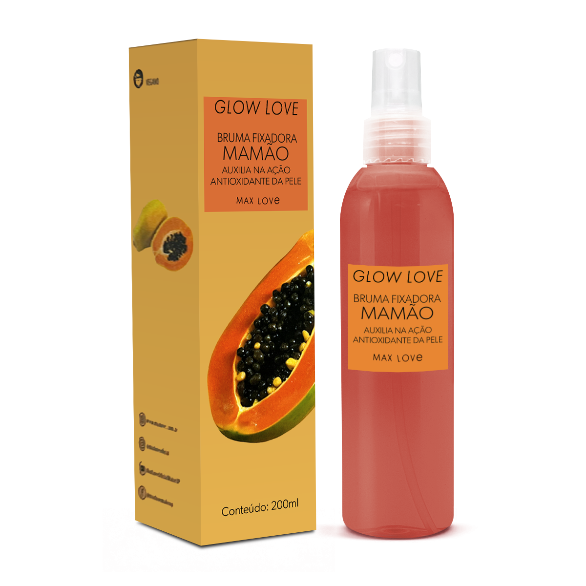 Bruma Fixadora Glow Love Mamao