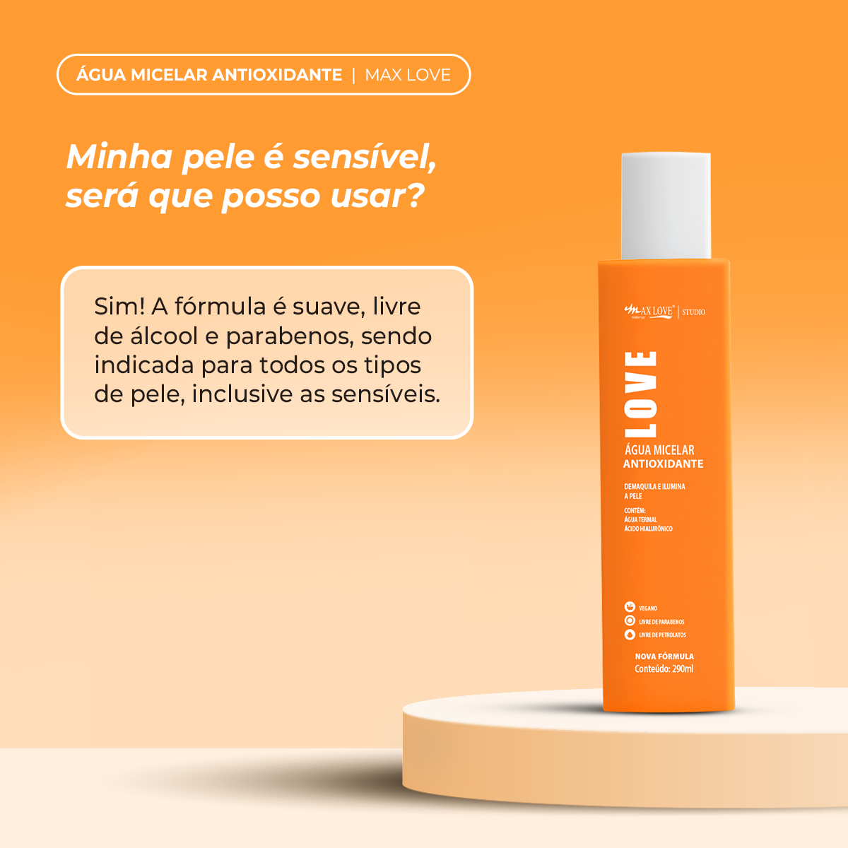 Agua Micelar Antioxidante - Max Love - Imagem 4