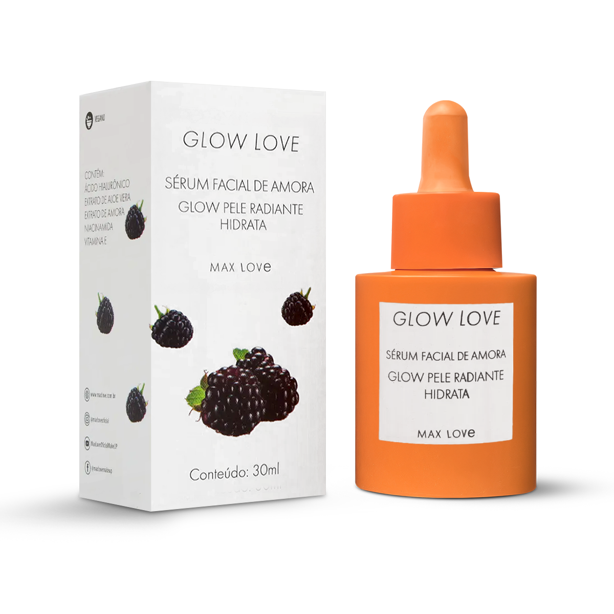 Sérum Facial de Amora Glow Love - MAX LOVE