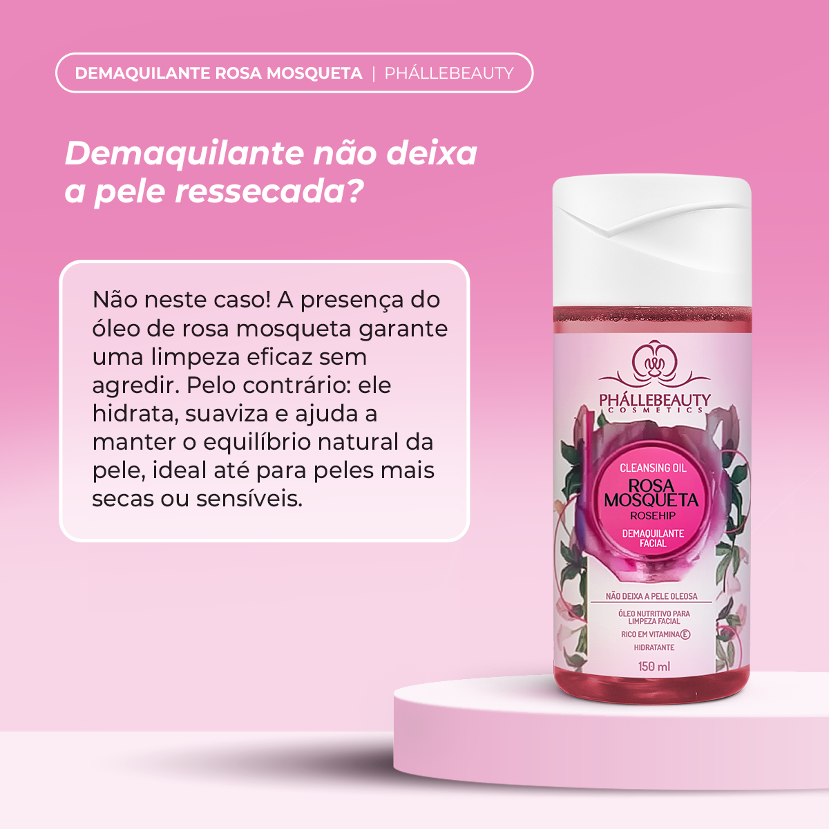 Demaquilante Rosa Mosqueta - Phallebeauty - Imagem 5
