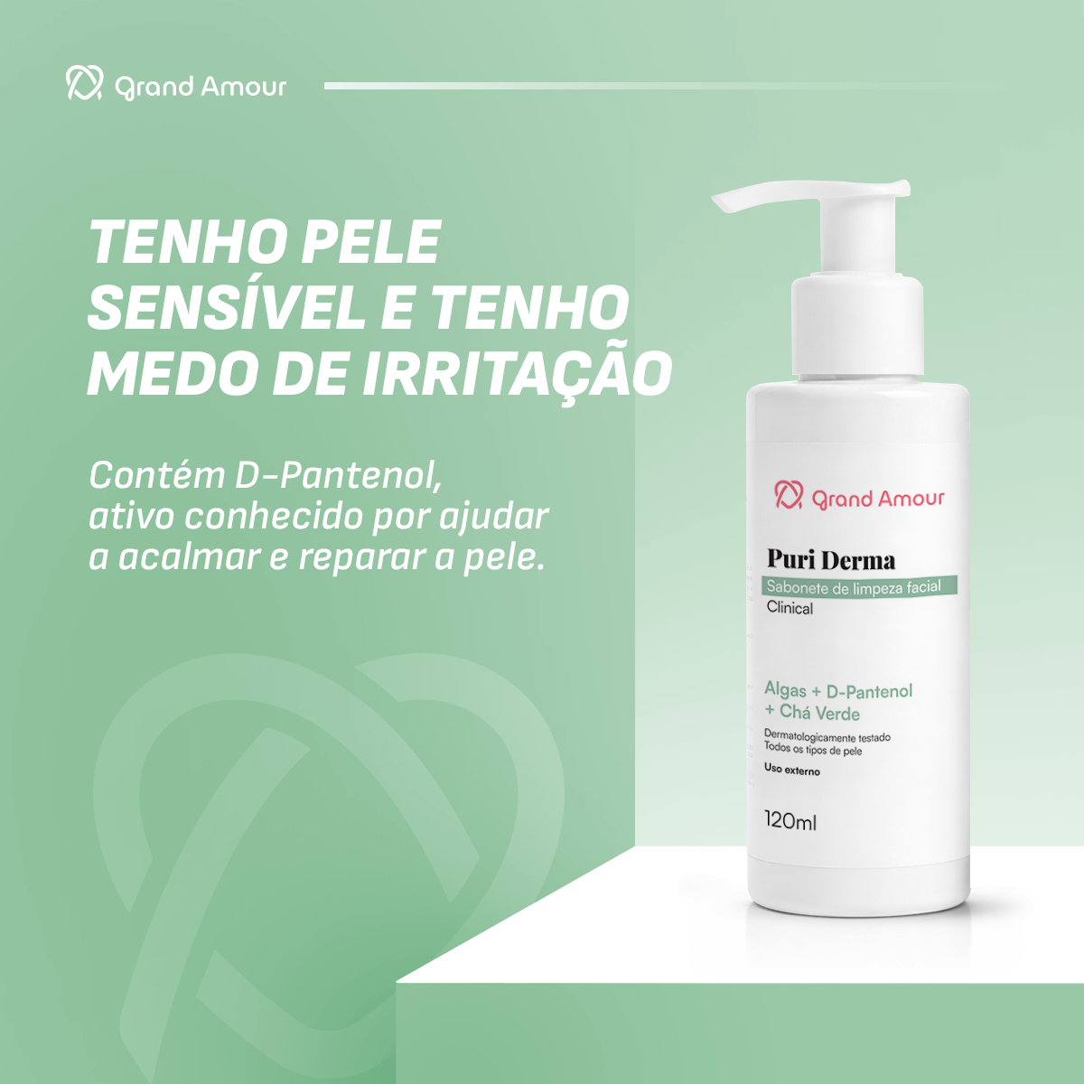 Puri Derma Sabonete de Limpeza Facial - Grand Amour - Imagem 5
