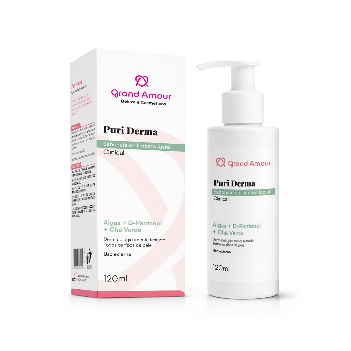 Puri Derma Sabonete de Limpeza Facial - Grand Amour